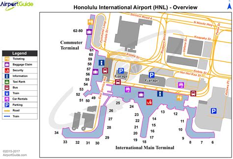 map of honolulu airport terminals.